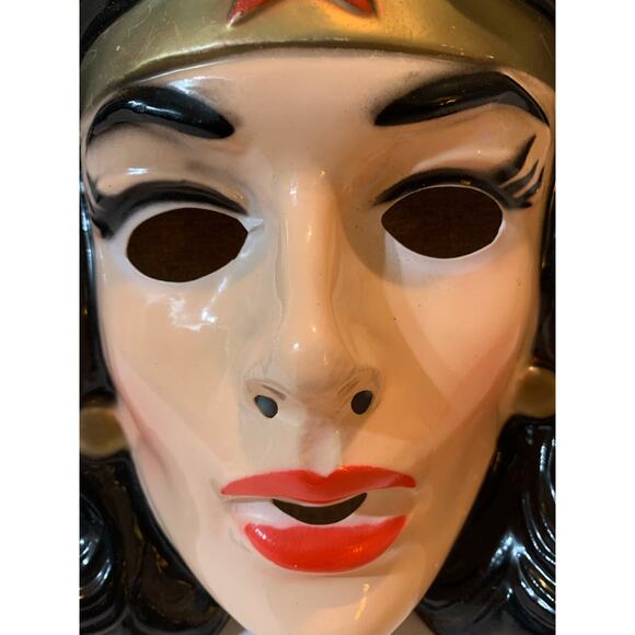 1976 DC Comics Wonder Woman Mask - Ben Cooper Vinatge - Picture 2 of 12
